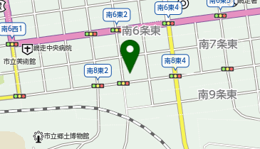認定こども園網走幼稚園の地図画像