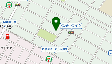 南郷札幌幼稚園の地図画像