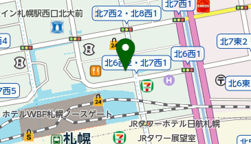 代々木ゼミナール札幌校の地図画像