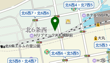 駿台予備学校札幌校の地図画像