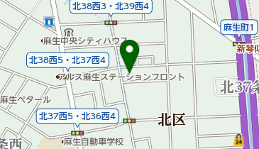 予備校クラズ・ユニックの地図画像