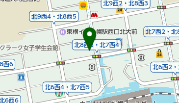 四谷学院札幌校の地図画像