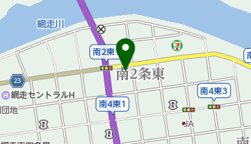 東進衛星予備校網走校・北見練成会高校部の地図画像