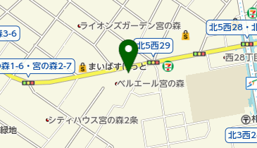 クラ・ゼミ札幌宮の森校の地図画像