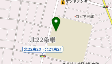 札幌市立札幌開成中等教育学校の地図画像