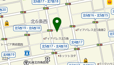 ユニバーサルホーム札幌中央店の地図画像