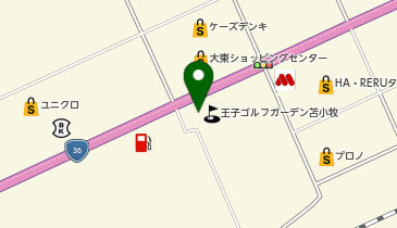 北海道マイホームセンター苫小牧会場の地図画像