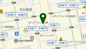 STVハウジングプラザギャラリー北円山の地図画像
