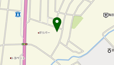 一条工務店函館東展示場の地図画像