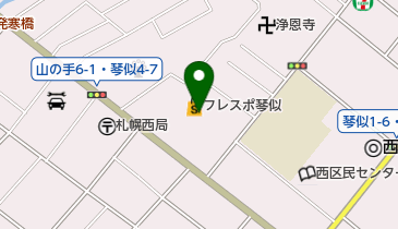 マックスバリュ琴似3条店の地図画像