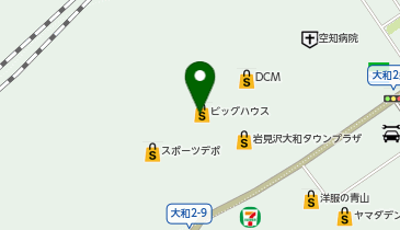 ビッグハウス岩見沢店の地図画像