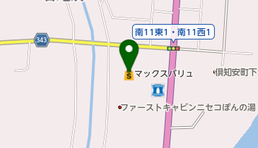 マックスバリュ倶知安店の地図画像