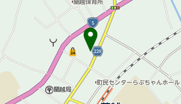 Aマート蘭越店の地図画像