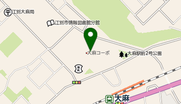 ラルズストア大麻駅前店の地図画像