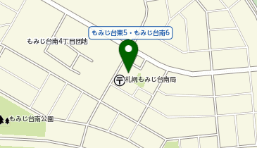 ちびホクもみじ台南店の地図画像