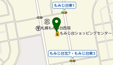 ホクノースーパー中央店の地図画像