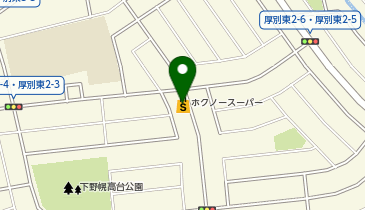 ちびホク厚別東2号店の地図画像