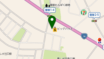 ビッグハウス里塚店の地図画像