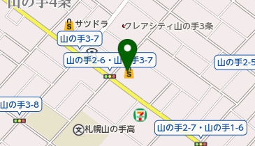 ラルズマート山の手店の地図画像