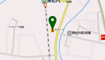 Aマート黒松内店の地図画像