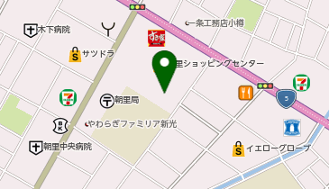 ホクレンショップFoodFarm朝里店の地図画像