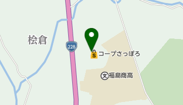 コープさっぽろふくしま店の地図画像