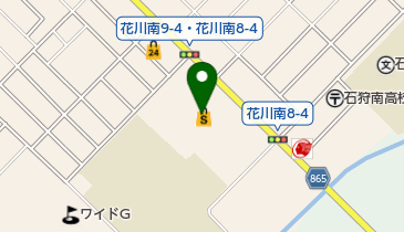 ラッキー花川南店の地図画像