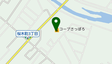 コープさっぽろのぼりべつ桜木店の地図画像