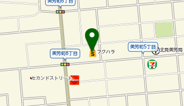 フクハラタイガー店の地図画像
