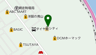 シティあばしり店の地図画像
