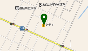 シティえんがる店の地図画像