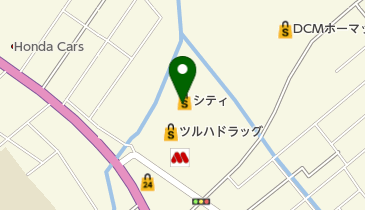 シティもんべつ店の地図画像