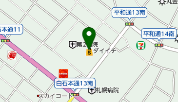 ダイイチ白石神社前店の地図画像