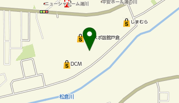 スーパーアークス戸倉店の地図画像