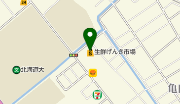 生鮮げんき市場亀田港店の地図画像