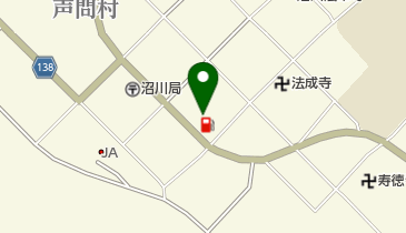 Aコープぬまかわ店の地図画像