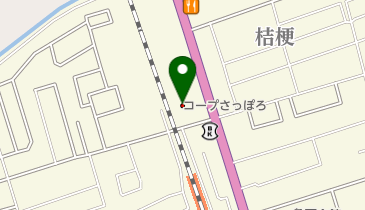 コープさっぽろ桔梗店の地図画像