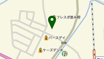 ダイイチ恵み野店の地図画像
