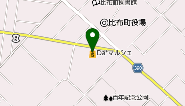 Da*マルシェ比布店の地図画像