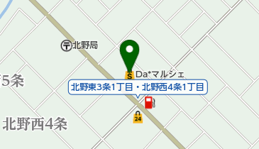 Da*マルシェ北野店の地図画像