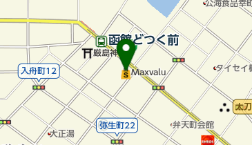 マックスバリュ弁天店の地図画像