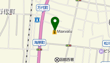 マックスバリュ万代店の地図画像