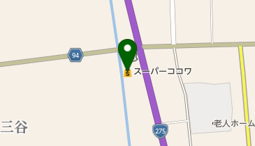 スーパーココワの地図画像