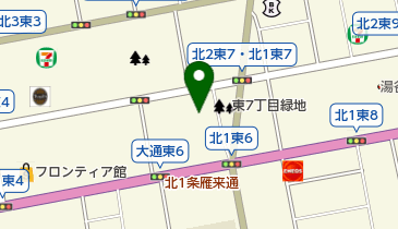 マックスバリュ北1条東店の地図画像
