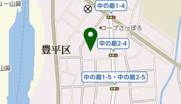 コープさっぽろなかのしま店の地図画像