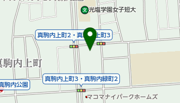 ラルズマート真駒内上町店の地図画像