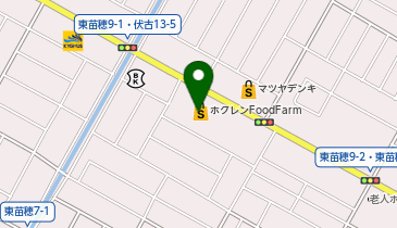 スーパーアークス東苗穂店の地図画像