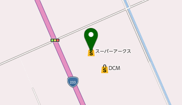 スーパーアークス深川店の地図画像