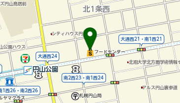 フードセンター円山店の地図画像
