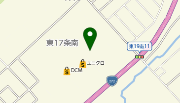 スーパーアークス中標津店の地図画像